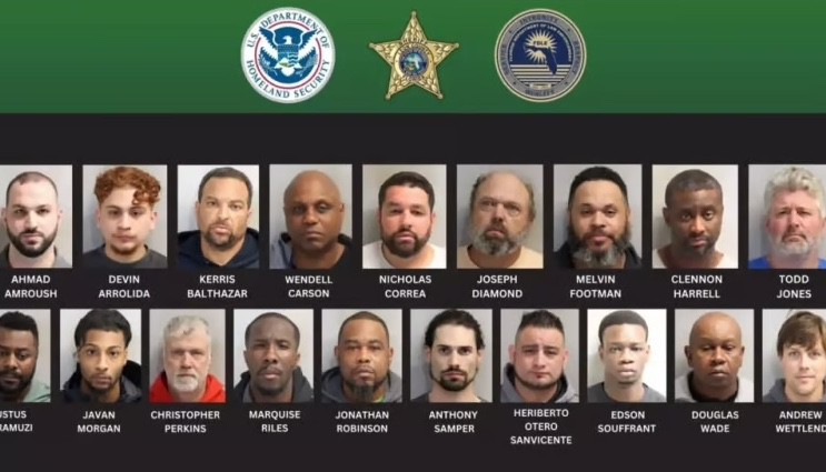 Diecinueve pedófilos detenidos en gran operativo contra la trata de niños en Florida