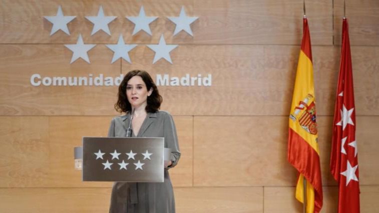Isabel Díaz Ayuso acusa directamente a Pedro Sánchez de utilizar 'motivos políticos' para llevar a la Comunidad de Madrid 'a la ruina'