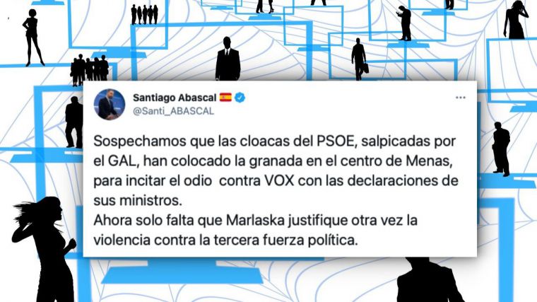 El Tribunal Supremo inadmite una querella del PSOE contra Santiago Abascal por calumnias