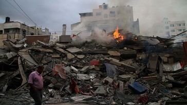 Más de 5,000 civiles muertos en Gaza en un mes de bombardeos israelíes