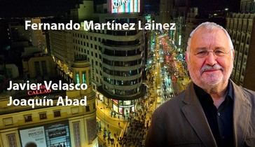 Con el autor de El Declive, Fernando Martínez Láinez