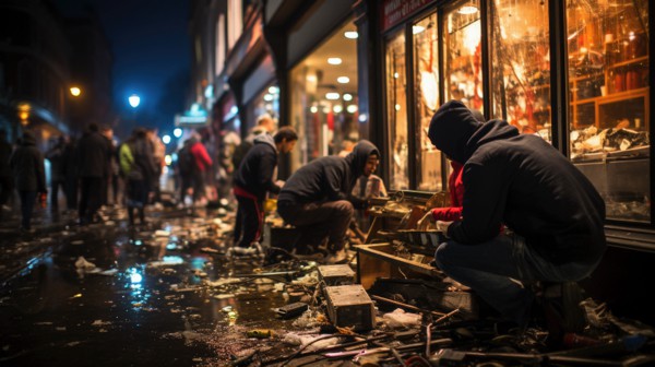 Residents in California arm themselves to fend off looters during wildfires