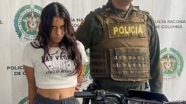 Detenida ‘La Muñeca’, temida sicaria de 23 años en Colombia