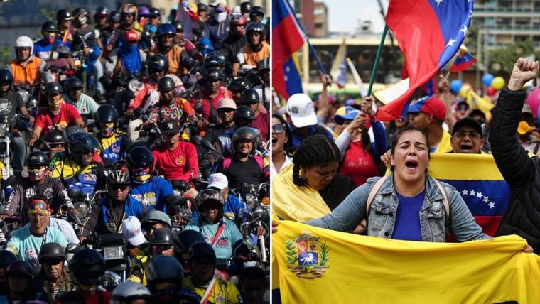 El chavismo celebra en las calles antes de la juramentación de Maduro