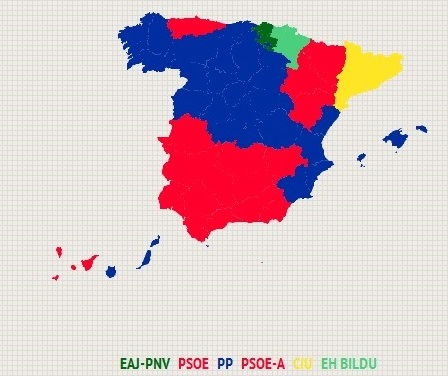 El lastre de Rajoy hunde al PP, a pesar de ser el partido más votado