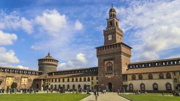 Descubren túneles ocultos bajo el castillo Sforzesco, ilustrados por Da Vinci