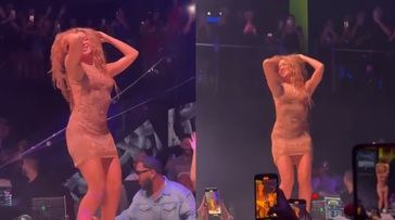 Shakira se indigna en pleno show al descubrir que la graban debajo de su vestido en Miami