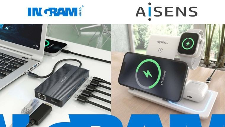 Ingram Micro se asocia con AISENS para distribuir más de 1000 productos tecnológicos en España