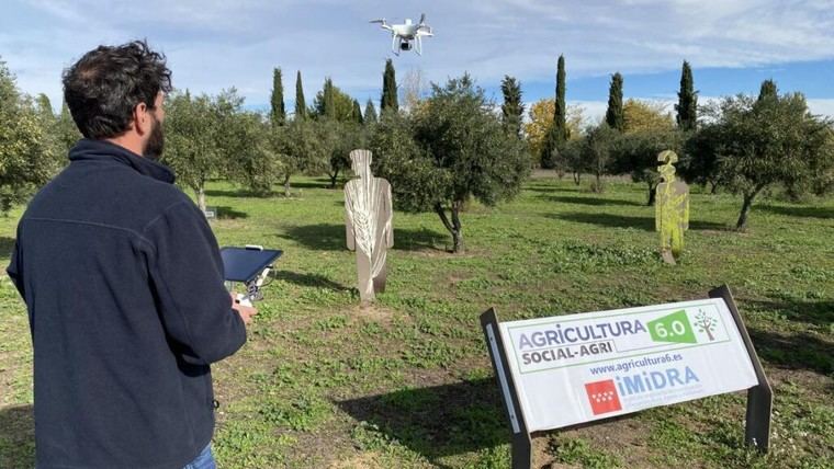 Madrid utiliza drones e IA para optimizar cultivos agrícolas