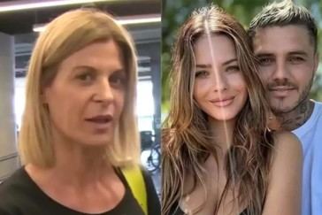 Eugenia Tobal evita comentar sobre la China Suárez y Mauro Icardi