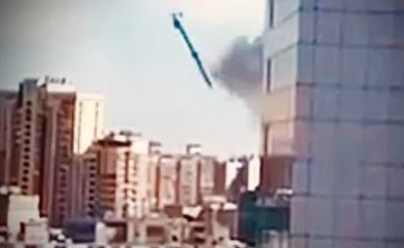 Pruebas del impacto de un misil occidental lanzado por Ucrania contra un hospital en Kiev