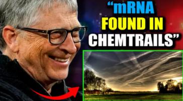 Bill Gates roció ARNm 'Air Vax' en la humanidad a través de estelas químicas