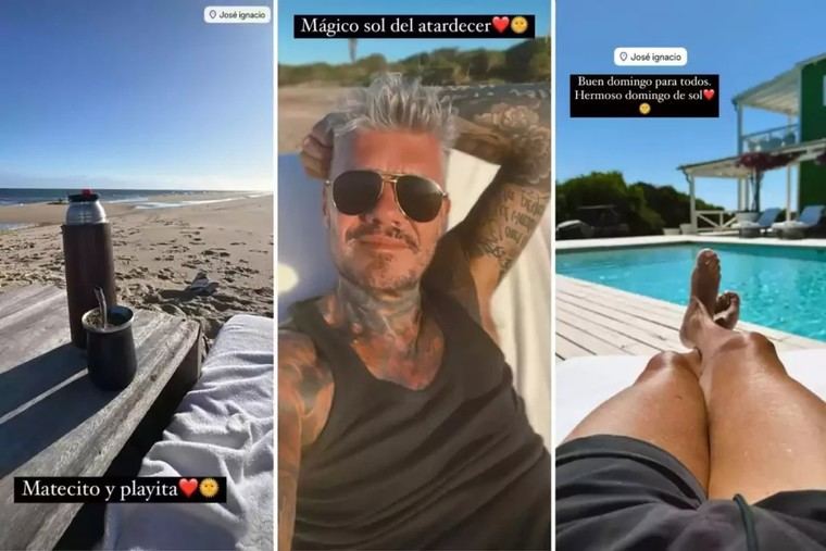 Marcelo Tinelli disfruta de unas vacaciones en Uruguay junto a su hijo