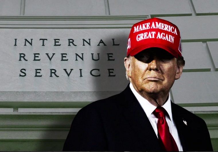 Trump propone eliminar el impuesto federal sobre la renta y disolver el IRS