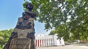 Odesa eliminará monumento a Pushkin, a pesar de su protección por la Unesco